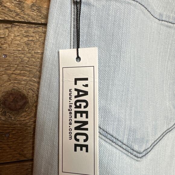 L'Agence Highline Ankle distressed Jeans in Fade out size 25 NWT - Picture 7 of 10